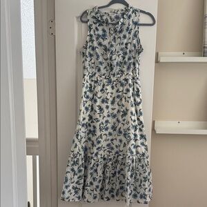J. Crew women’s Dress in Blue and White size 4 , used like new